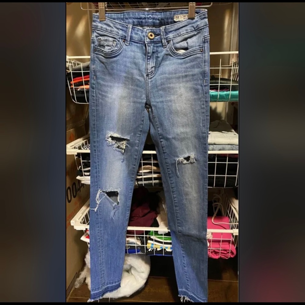 Zara Ripped Skinny Jeans